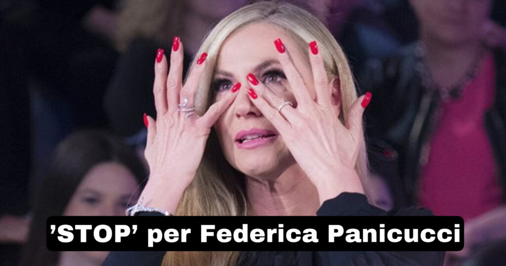 Federica Panicucci, arriva lo stop